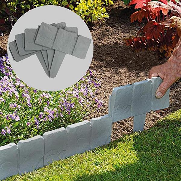 

plastic lawn border edging garden grass edge fence wall fencing, trellis & gates