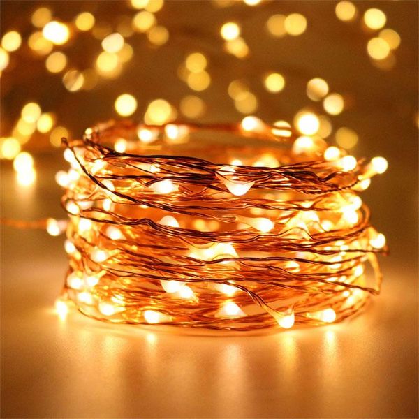 

strings 10m 20m 30m 50m led string lights street fairy waterproof for outdoor christmas garland holiday wedding decoration