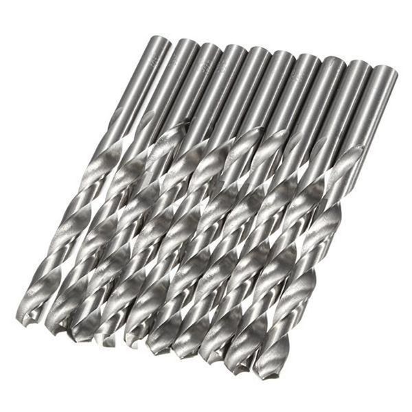

professional drill bits set hss steel drills twist ground drills, 10pcs 3mm