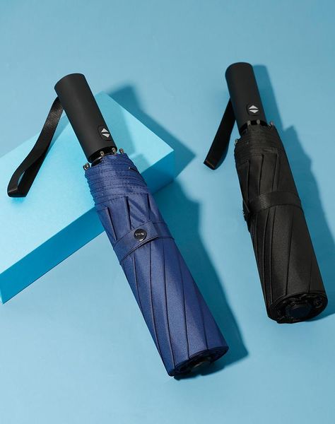 

umbrellas folding umbrella men fully automatic open close and women windproof couple large christmas rain gear a6a
