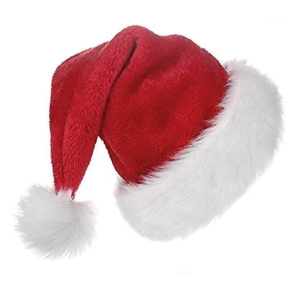 

christmas decorations lber santa hat day costume dress up plush thick adult
