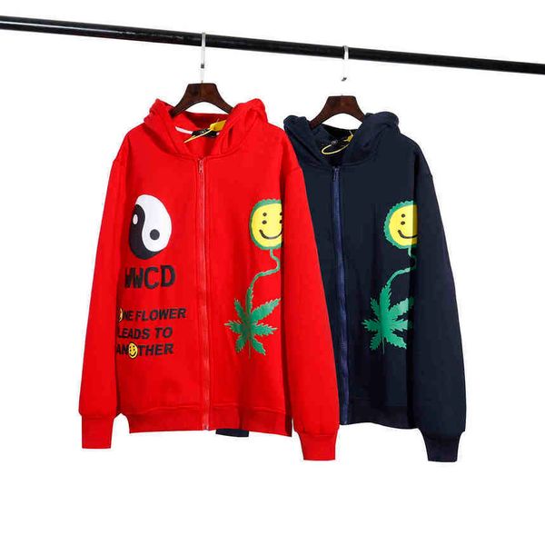 

cotton hoodie, hiphop zipper men's street clothes, harajuku style, large wool coat, autumn and winter season, Black