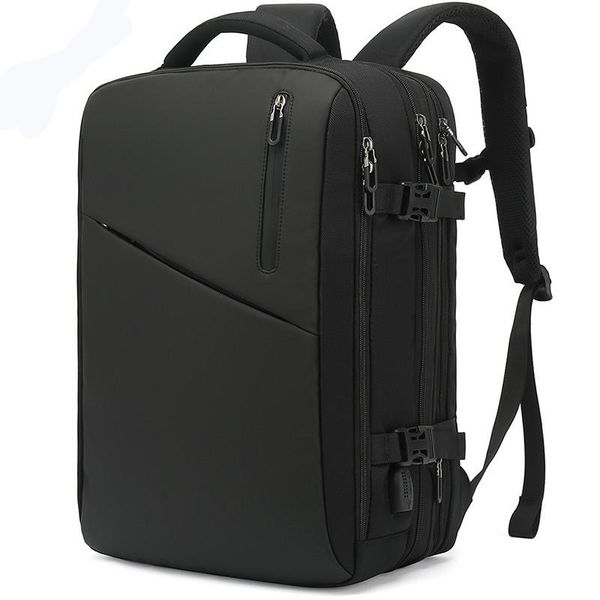 

backpack male fit 17.3 inch portable usb recharge multi-layer space travel business bag anti-thief