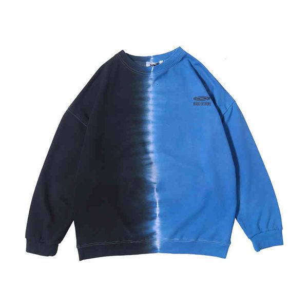 

mens hoodie tie dye hip hop printed pullover hoodies sweatshirts hip hop fashion male casual streetwear long sleeve hoodies, Black