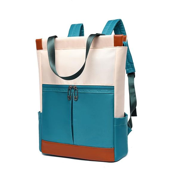 

outdoor bags nylon waterproof 15.6 lapbackpack women large capacity ladies hand double shoulder female bagpack satchel travel