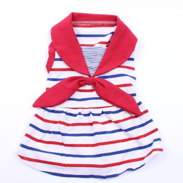 

dog apparel pet navy dress shirt 100% cotton cat puppy t-shirt vest home 2 colours 5 sizes