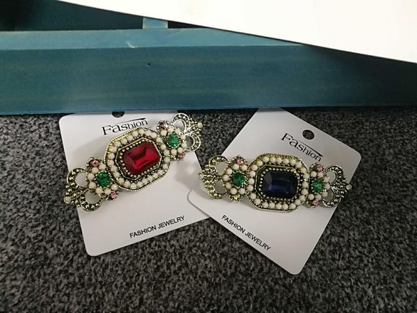 

pins, brooches korean vintage colorful crystal for women accessory jewelry, Gray