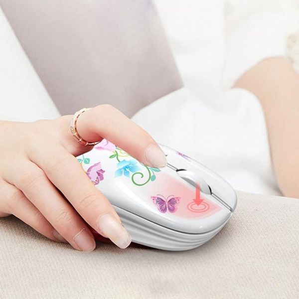 

wireless mouse dual-mode mute office business computer bluetooth cursor drop mice