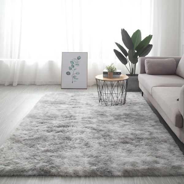 

grey carpet tie dye plush living room bedroom non slip mat absorbent carpets