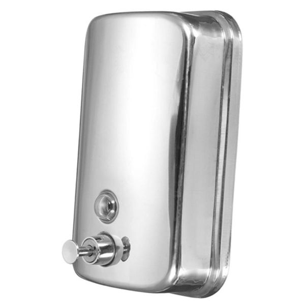 

shampoo stainless steel modern wall mounted pump soap dispenser kitchen bathroom manual shower accessory home el container liquid