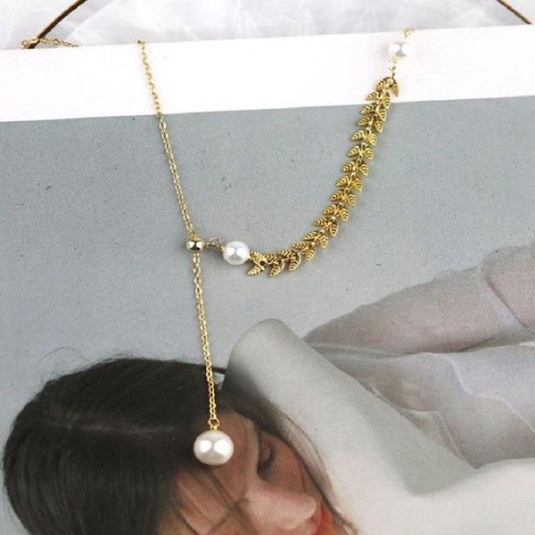 

chains yongcheng s925 all body pure silver style japanese and korean simple personality versatile clavicle chain maisui pearl neckl