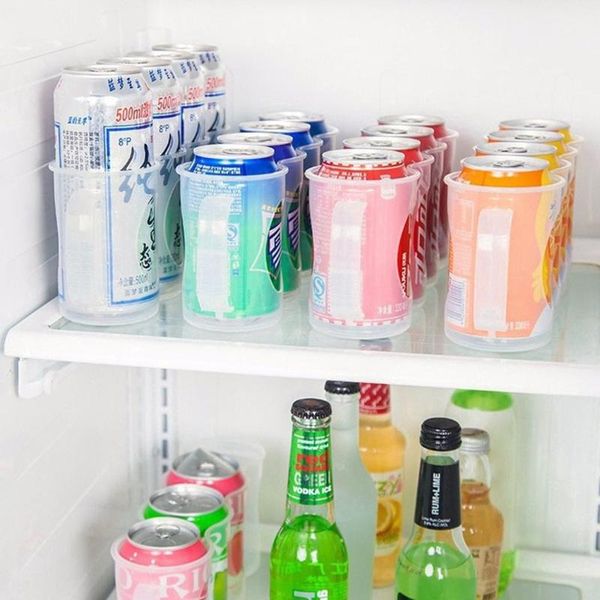 

storage bottles & jars 1 x box 4 holes 29.5*7*10.5cm drink bottle holder durable beer soda coke can fridgekitchen