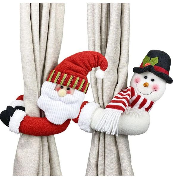 

other home decor christmas decorations clamp hook curtain buckle santa snowman fastener tieback