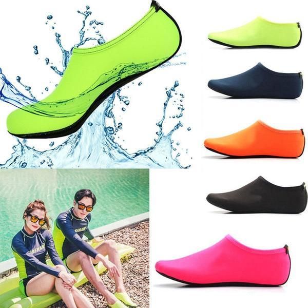 

woman water beach sandals for couple/lovers slip on, Black