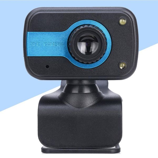 

webcams 480p high-definition clip camera digital video webcamera v3 webcam with microphone for computer desklap(black blue)