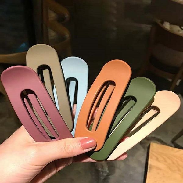 

wholesale fashion hair pins for women girls matt color large size bb hairs clip diy hairpins accessories, Black;brown