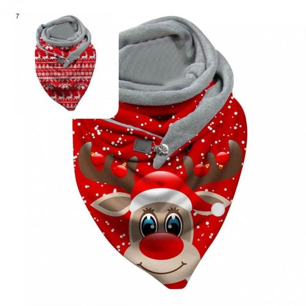 

scarves cute cartoon snowflakes triangle scarf shawl women christmas for outdoor, Blue;gray