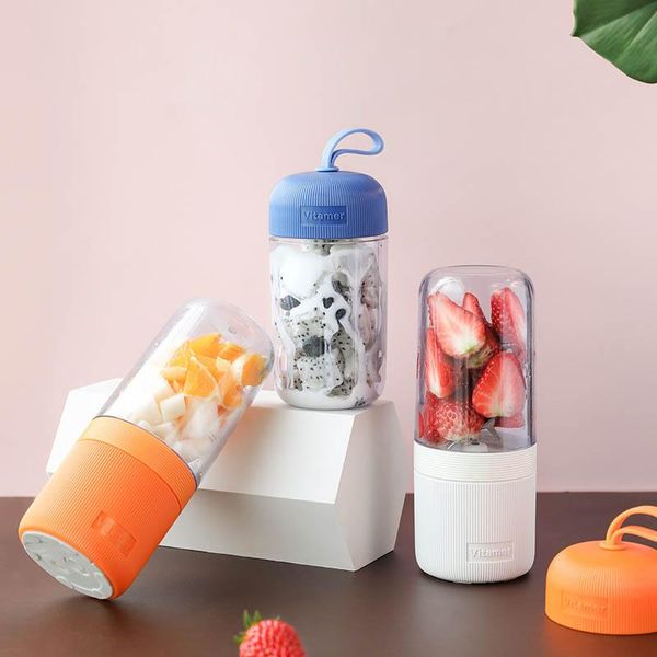 

juicers 400ml portable juicer personal fruit blender usb rechargeable mini home processor smoothie maker mixer machine