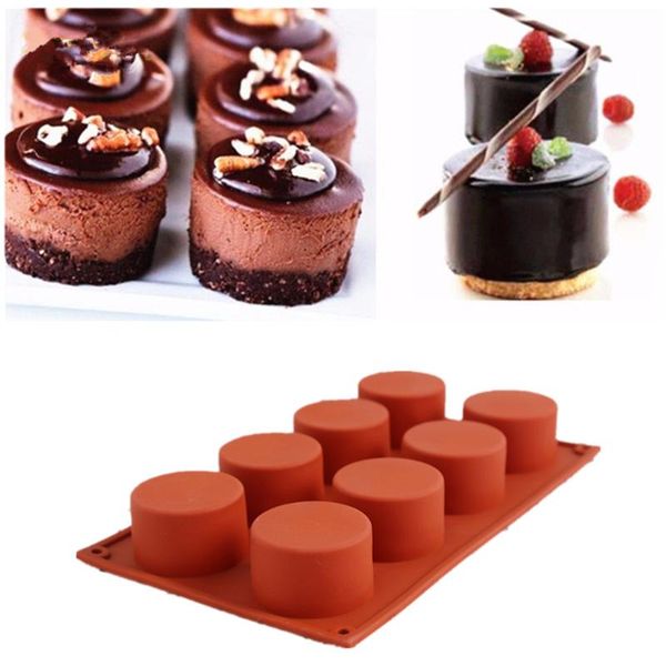 

cake tools 2021silicone non-stick mat 8holes jelly mold decorating polycarbonate chocolate baking good quality