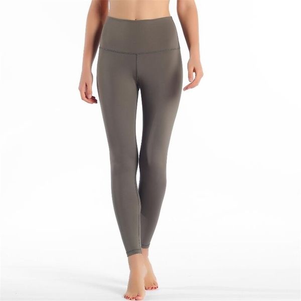 

high waist skinny pants casual fashion 7/8 tummy control leggings ankle-length 4-way stretch 211124, Black;white