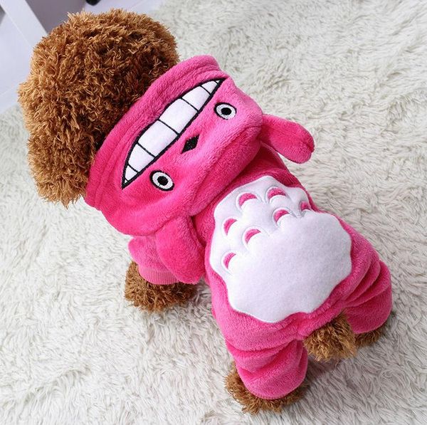 

pet dog cotton clothes warm toroto puppy dogs cats four-legs hoodies jumpsuit overall costume for yorkshire apparel