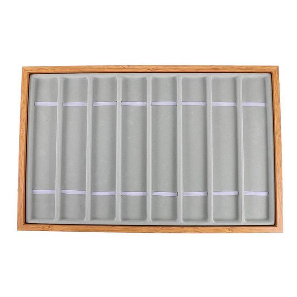 

watch boxes & cases 1pc practical showcase 8 slots display tray bracelet, Black;blue