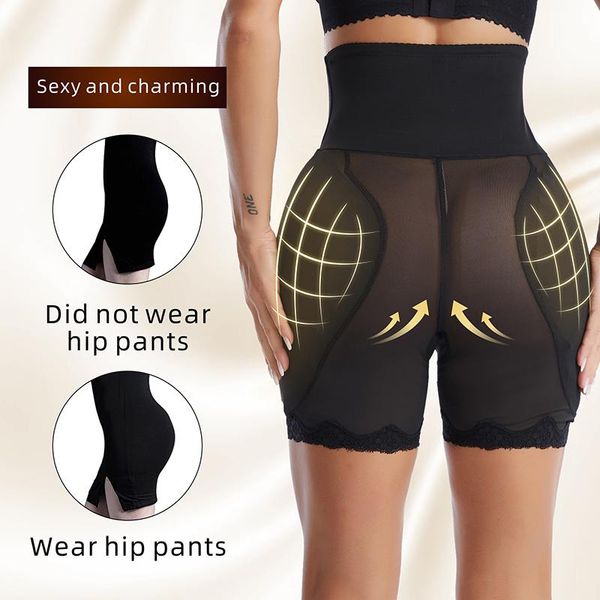 

women's shapers women body shaper bulifter slimming shapewear booties hip pads enhancer booty thigh trimmer bodysuit black modeling pan, Black;white