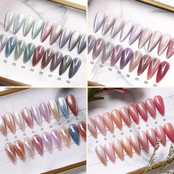 

nail polish 2021 9 color glue set shop special cat eye potherapy
