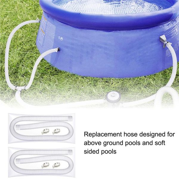 

pool & accessories filter hose pumps water pipe 144cm double tube 4 metal buckle intex washing outdoor