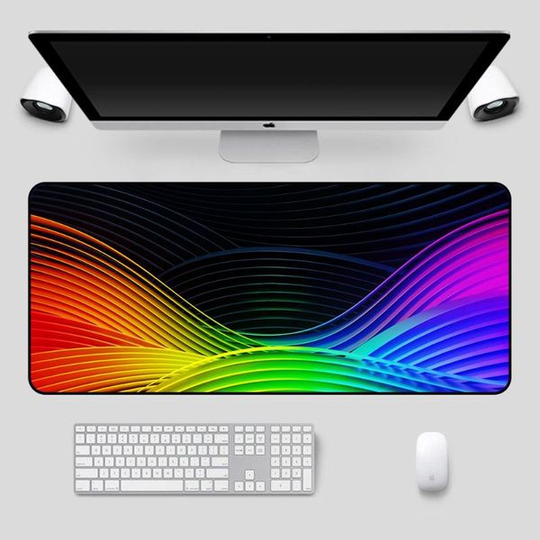 

mouse pads & wrist rests gujiaduo personalized black background stripe computer notebook gamer oue piece mousepad xxl gaming accessories key