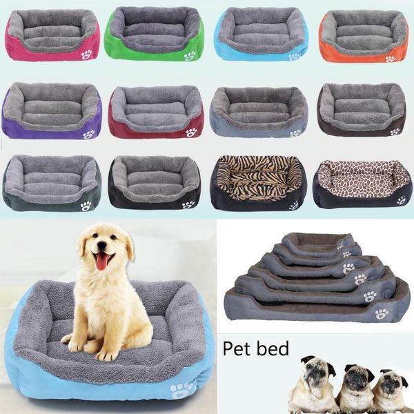 

kennels & pens 2021 baby soft large pet dog bed cat kennel warm cozy house fleece nest baskets mat autumn winter waterproof