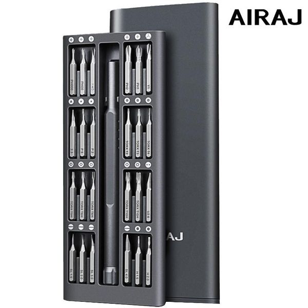 

hand tools airaj multi-function screwdriver set precision magnetic screw driver kit torx hex bits with handle portable repair