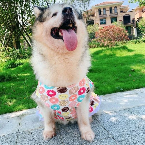 

the dog clothes tlb knitted cartoon vest skirt teddy cat golden alaskan erha dog clothing summer