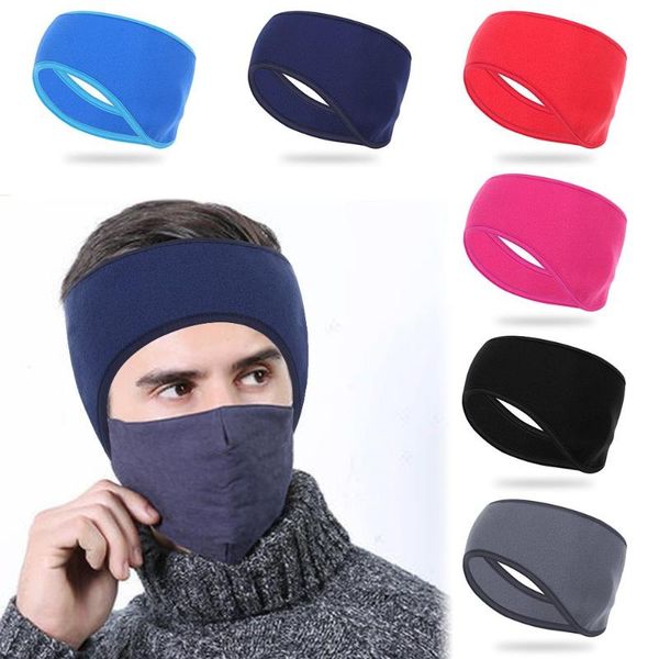 

berets 1pc ear warmers cover headband winter sports headwrap muffs for men women, Blue;gray