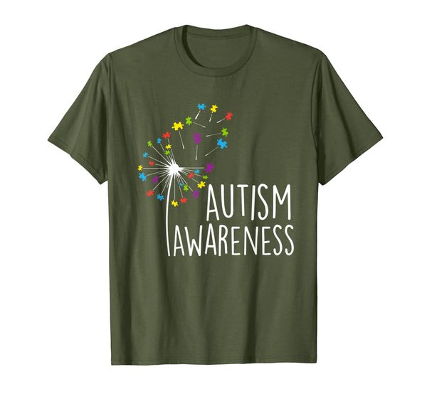 

Autism Awareness Dandelion Puzzle Pieces Men Women T Shirt, Mainly pictures