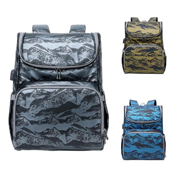 

baby diaper bag backpack portable simple crib foldable moms handbag maternity nursing nappy bags travel kits