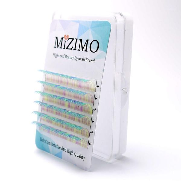 

color grafted eyelashes multi-color personality 8-15mm eyelash extensions1