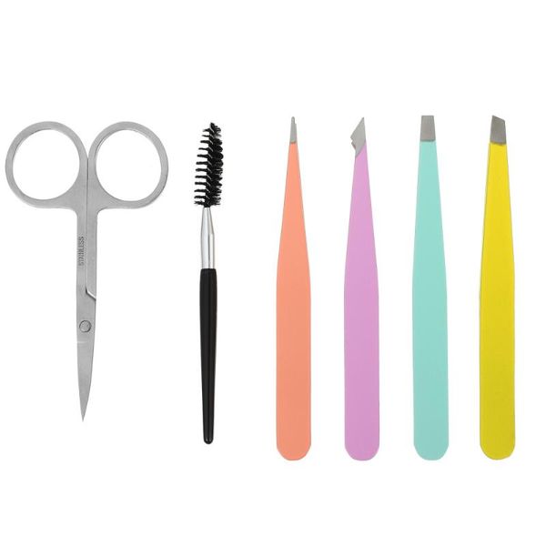 

eyebrow tools & stencils 1 set scissor trimmer eye hair removal tool