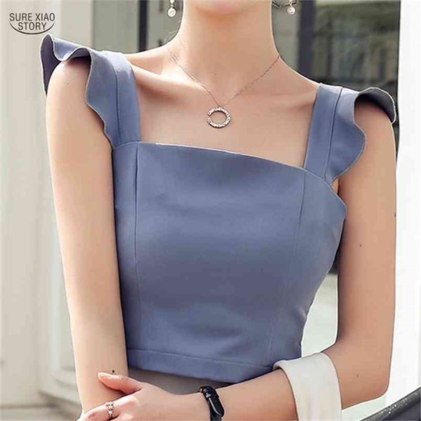 

zipper vest tank summer for women streetwear fashion female sleeveless casual thin clothes 9344 210506, White