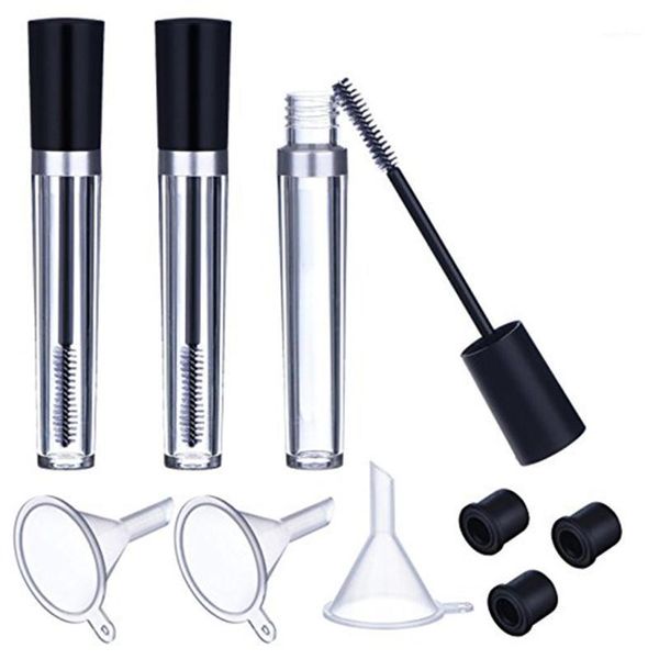 

wholesale 7.5ml empty mascara tube with eyelash wand cream container bottle rubber inserts funnels for castor oil1