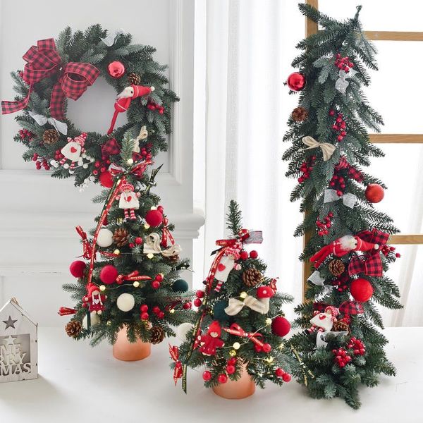 

christmas decorations home decor simulation year artificial small merry tree 60cm wedding decoration room indoor tableornaments gift