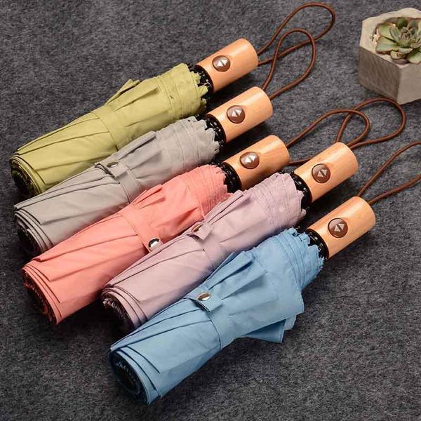 

umbrellas folding automatic umbrella rain women auto windproof for gril parasol mini portable travel
