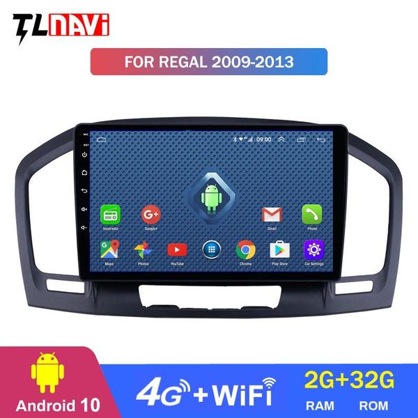 

player 4g lte 2g android 10 wifi bt car dvd autoradio gps glonass for insigina 1 regal 2009-2013