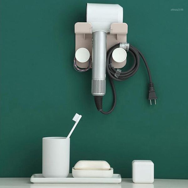 

bathroom storage & organization wall mounted hair dryer organizer rack holder hanger using in salon stylist tool drier1
