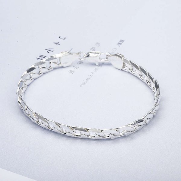 

hand catenary men's side 18k fashion creative gold bracelet jewelry, Black