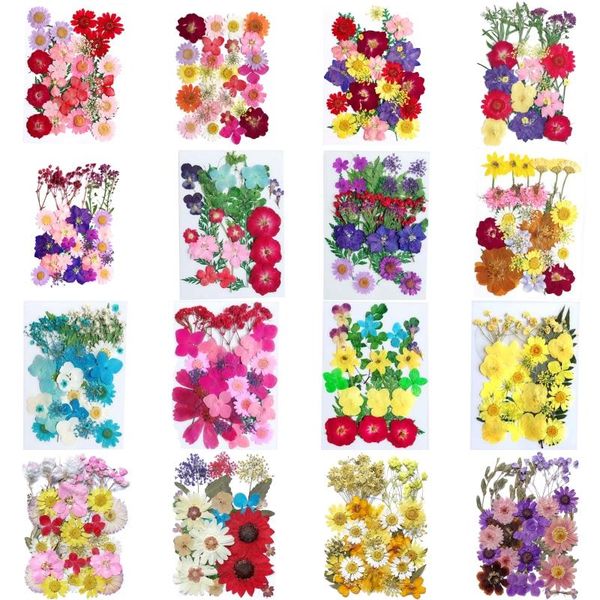 

decorative flowers & wreaths diy dried flower for resin mold making real fillings nail art home craft casting tools
