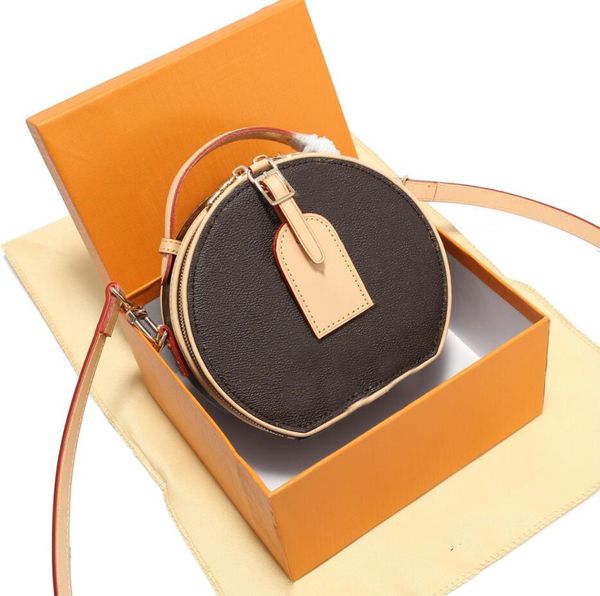 

2021 designer bag new high-quality letter handbag lady fashion one-shoulder messenger round bag
