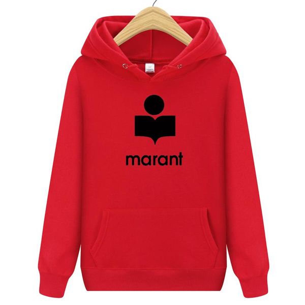 

men's hoodies sweatshirts women couple marant casual streetwear hooded loose pullovers tracksuit female oversize hoodie ile9, Black