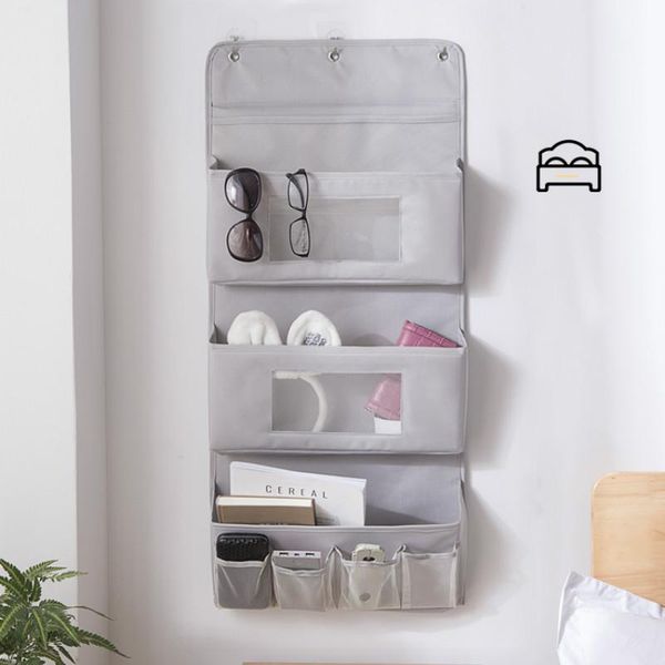 

storage bag hanging wall door multi-layer fabric finishing dormitory sundries wf805342 boxes & bins