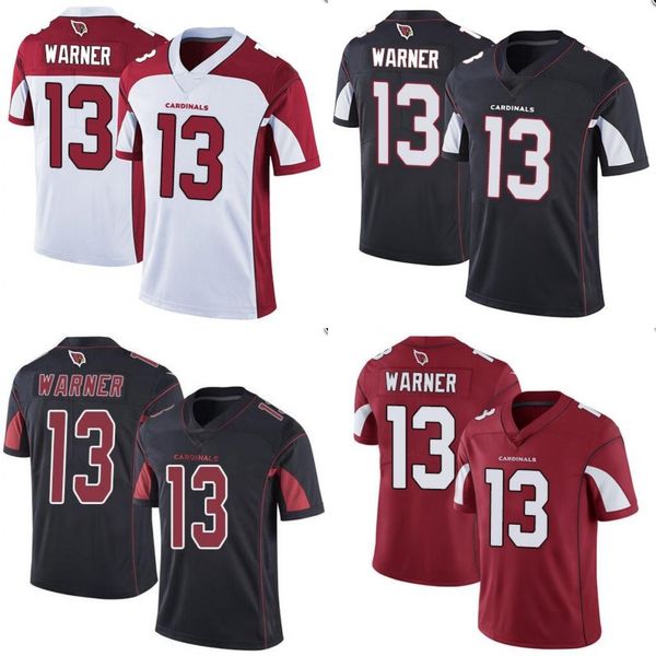

arizona cardinals men #13 kurt warner women youth vapor untouchable limited jersey, Black;red